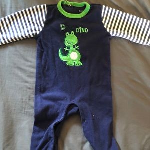 Dino footie pjs